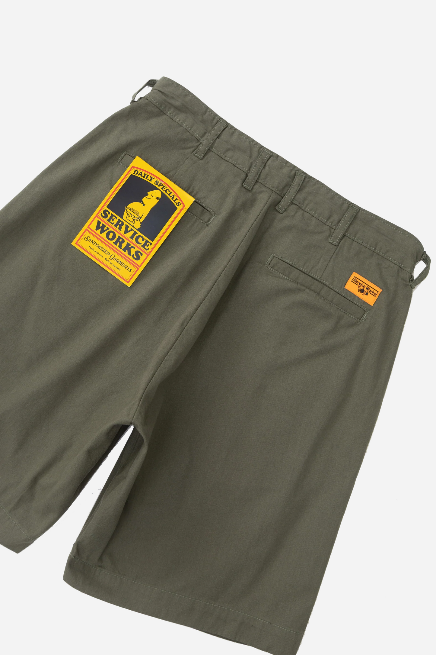Twill Party Timer Shorts Olive