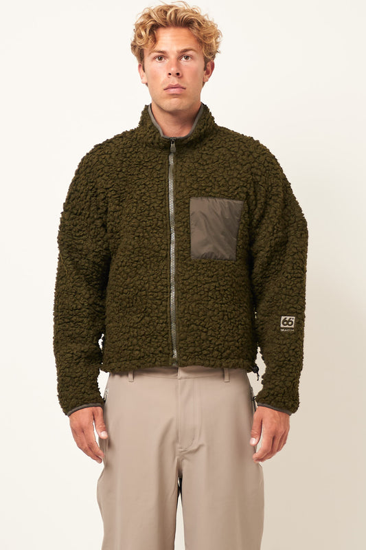 Varmahlid Shearling Fleece Jacket Alpine Grimmia