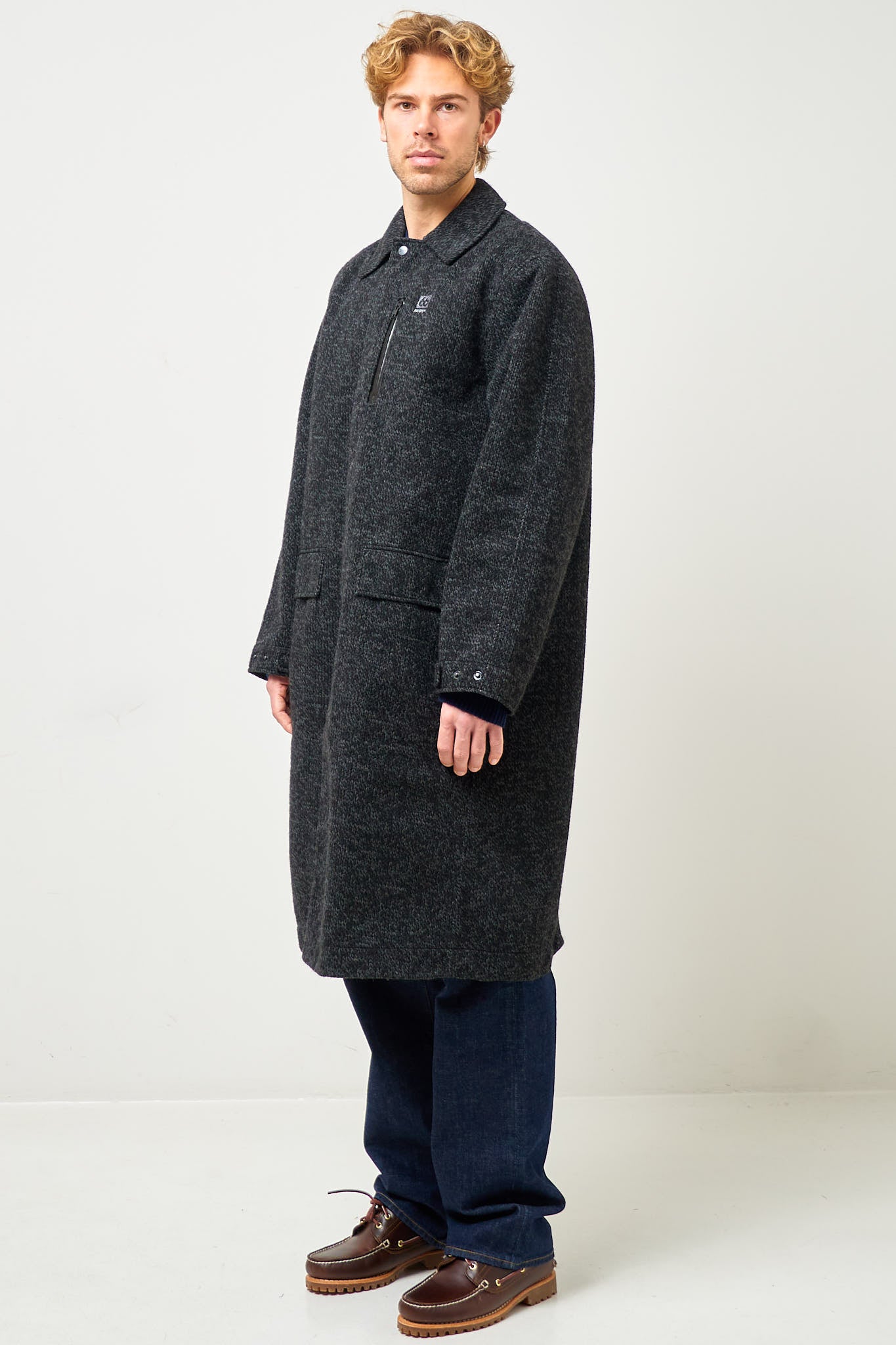 Vindur Coat Black Sand