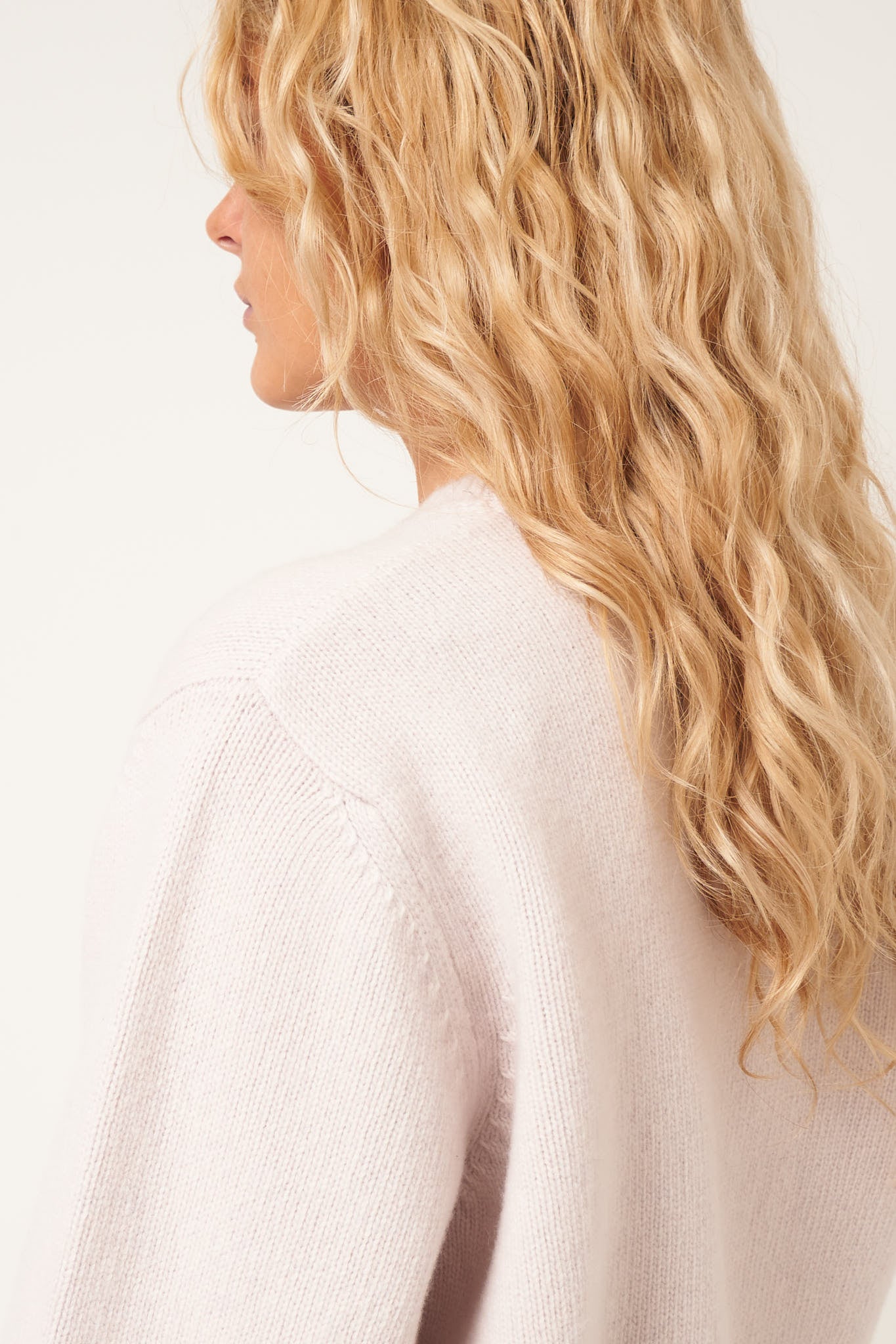 Visse Round Neck Sweater Chalk