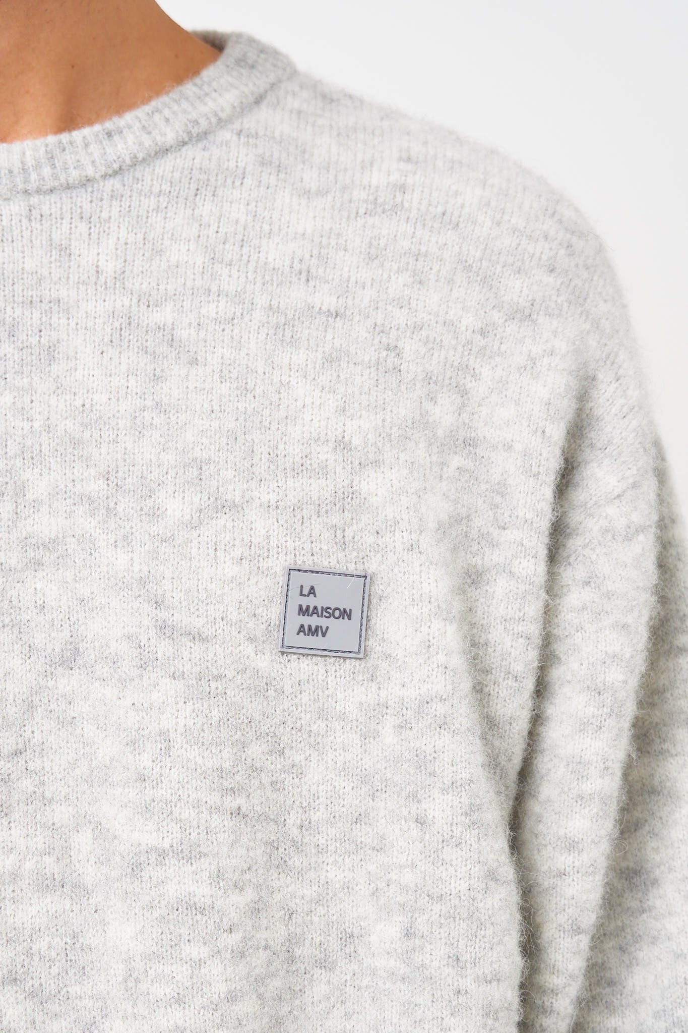 Vitow Sweater Light Gray Melange