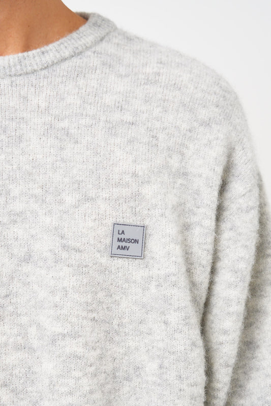 Vitow Sweater Light Grey Melange