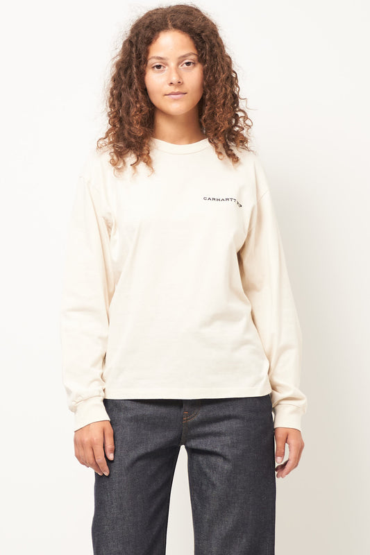 W' L/S Home State T-Shirt Natural