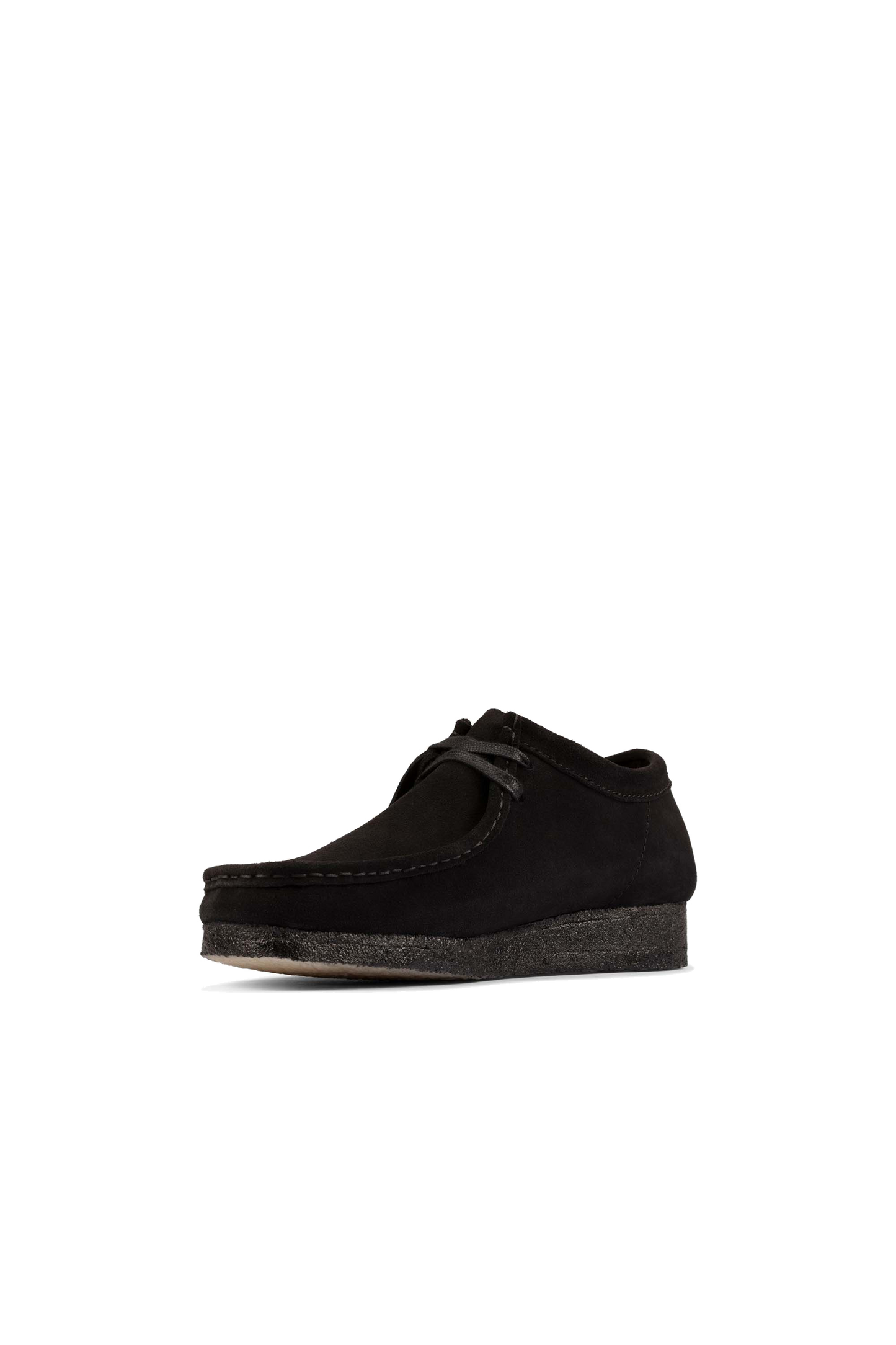 Wallabee Black Suede