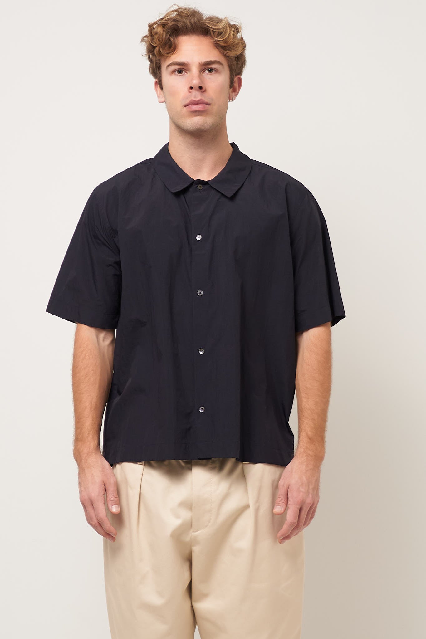 Wander Shirt Feather Nylon Midnight