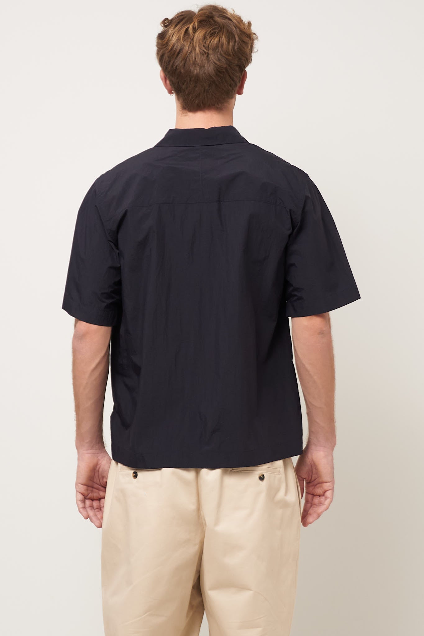 Wander Shirt Feather Nylon Midnight