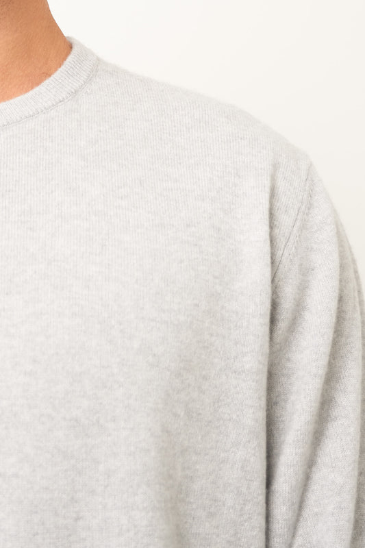 Warner Cashmere Sweater Clear Grey