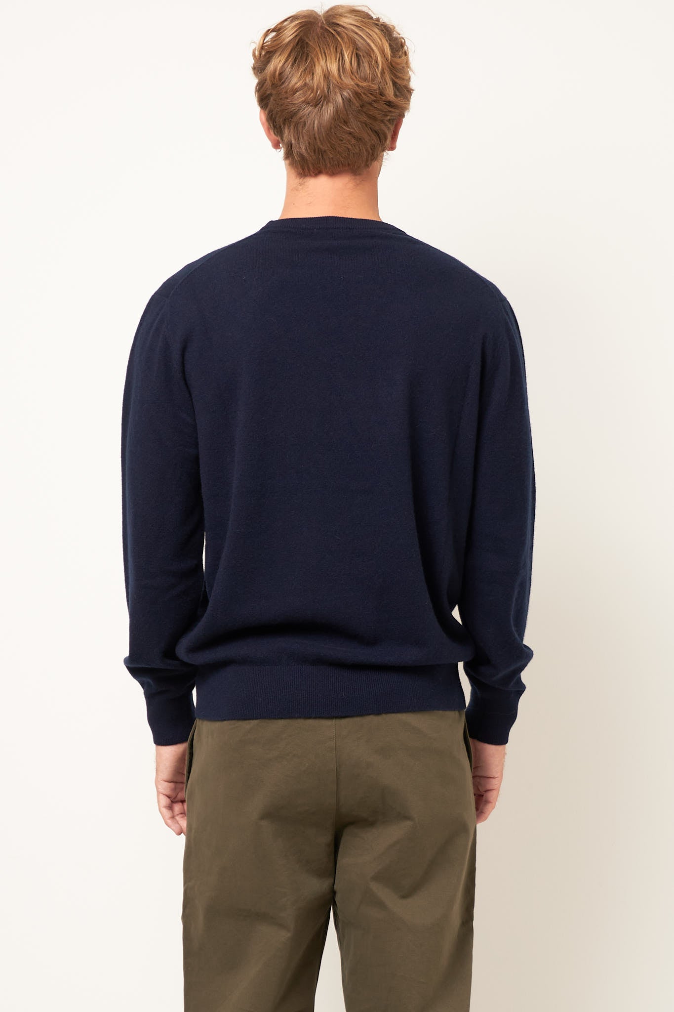 Warner Cashmere Sweater Navy