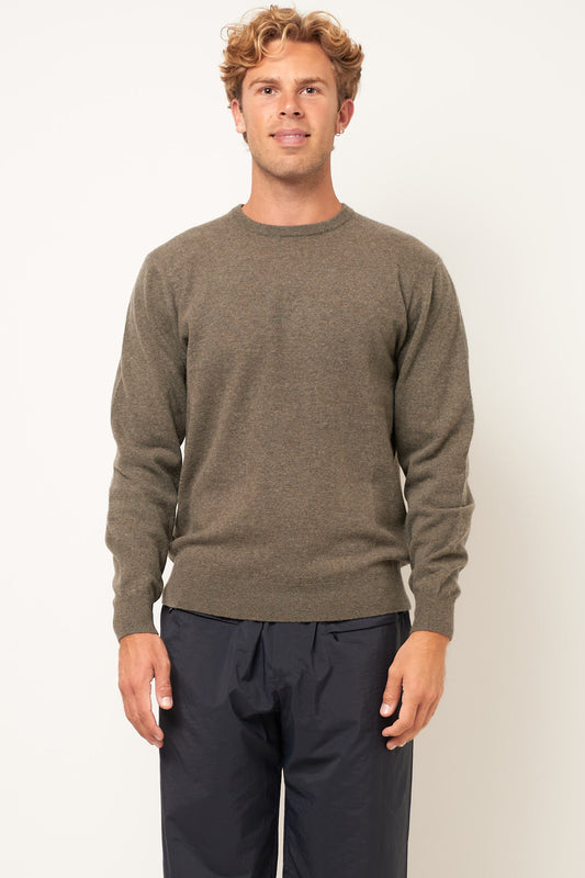 Waylon Lambswool Sweater Army Green