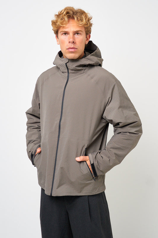 Waypoint Ripstop Hooded Jacket Dark Taupe