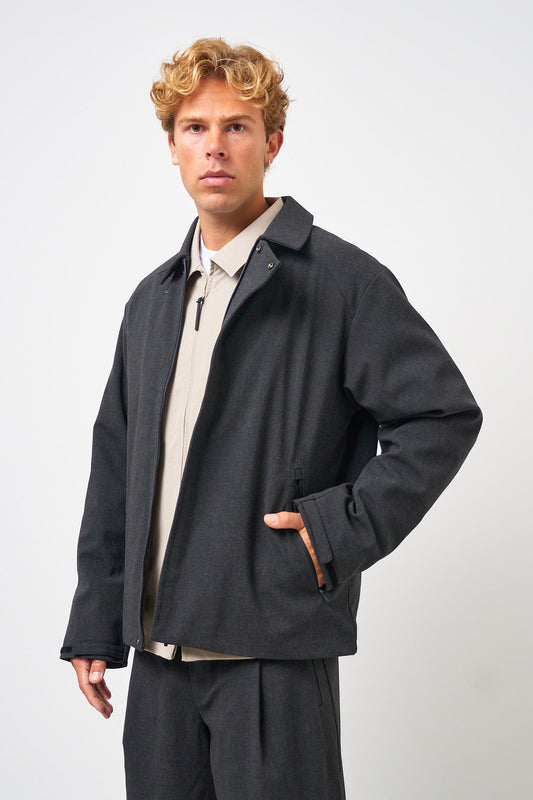 Waypoint Texture Jacket Dark Grey