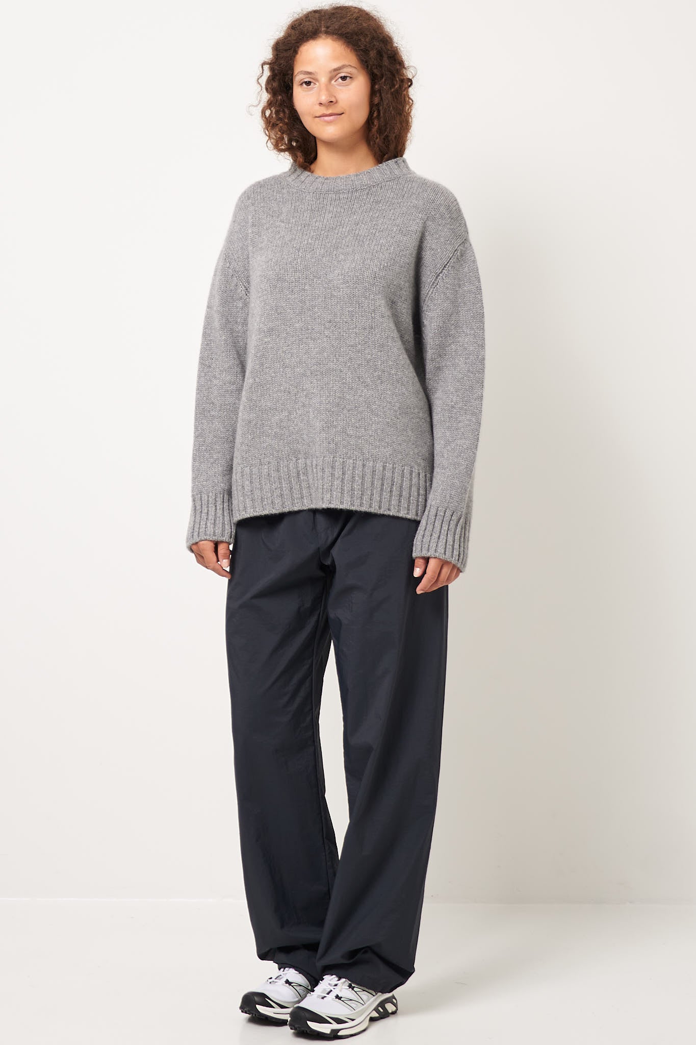 Wega Cashmere Sweater City Grey Melange