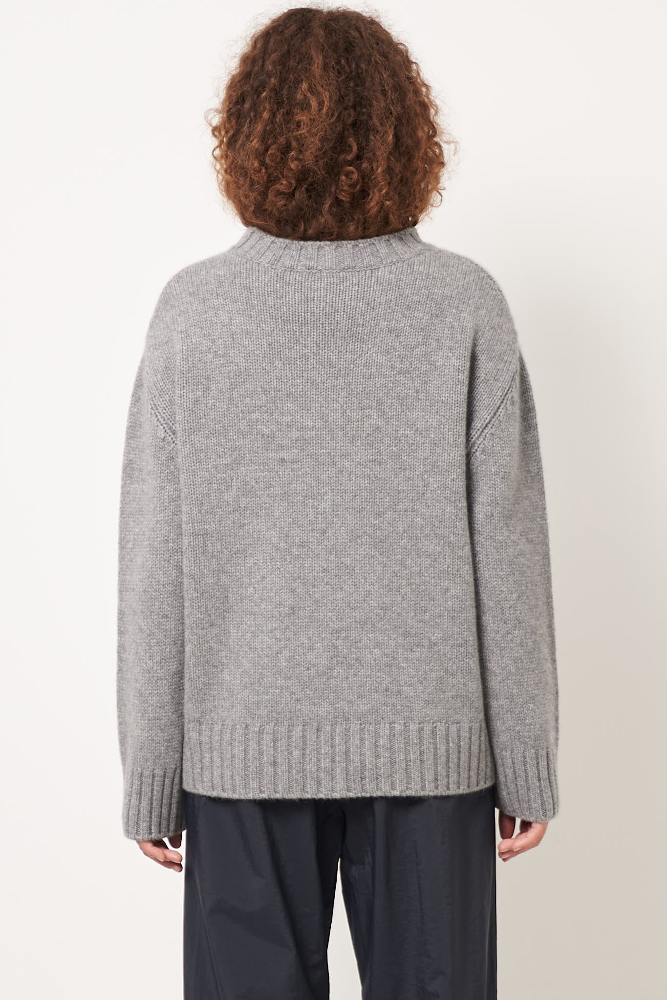 Wega Cashmere Sweater City Grey Melange