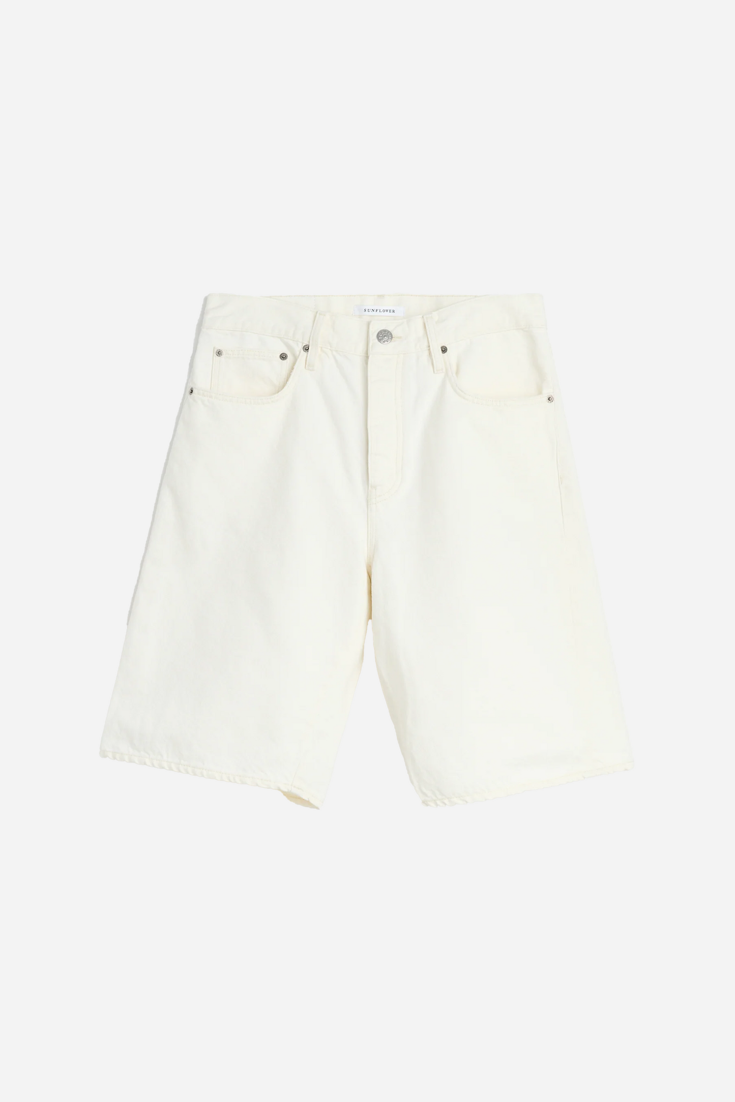 Wide Twist Short Vintage White