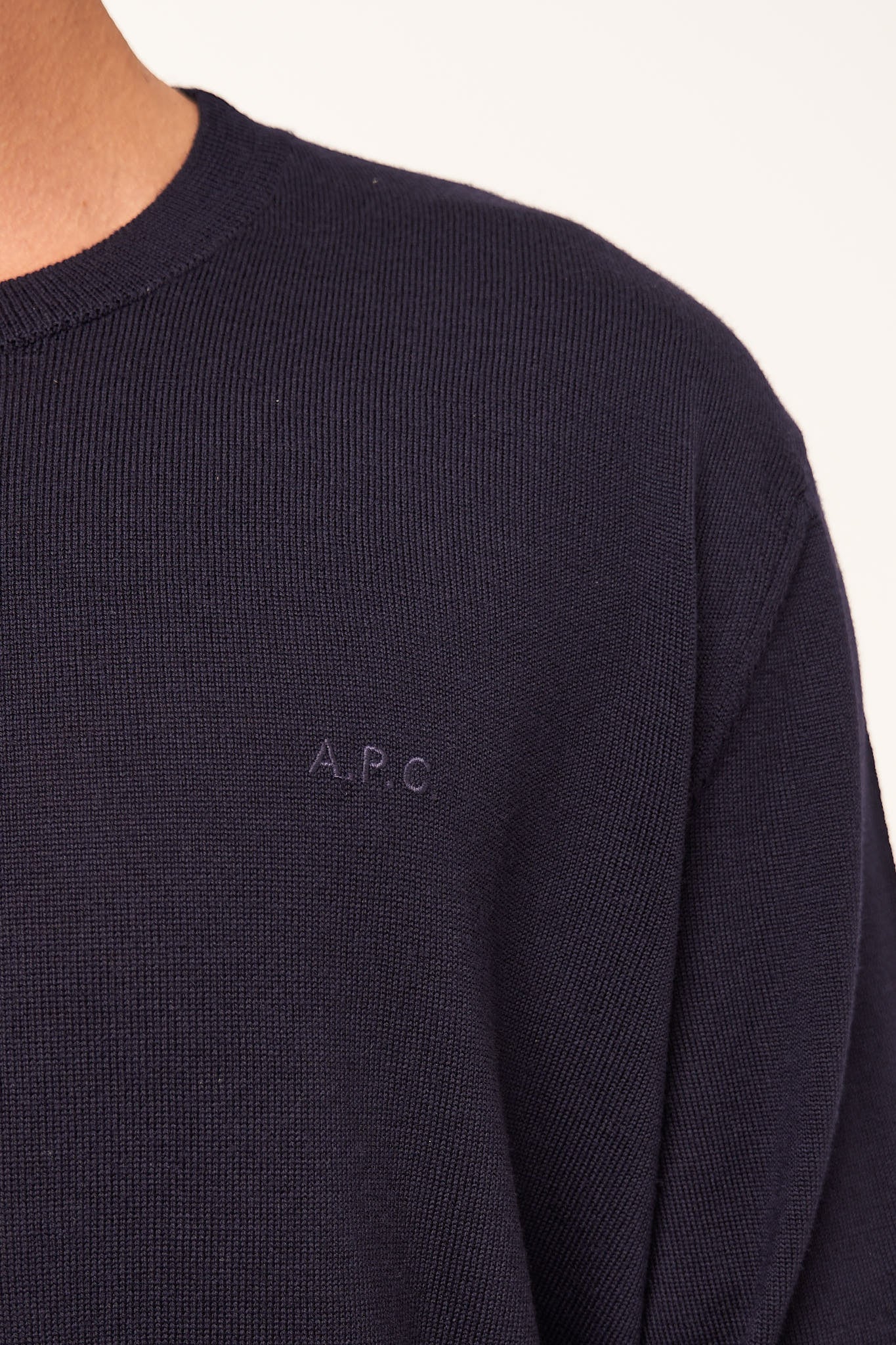 Matt Logo Sweater Dark Navy