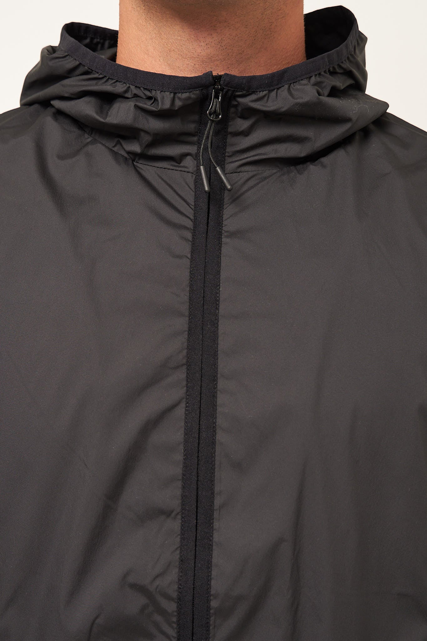 Windproof Hooded Jacket Black