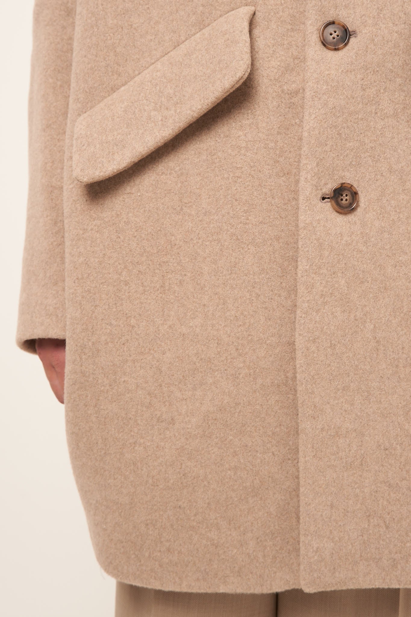 Wool Coat Beige