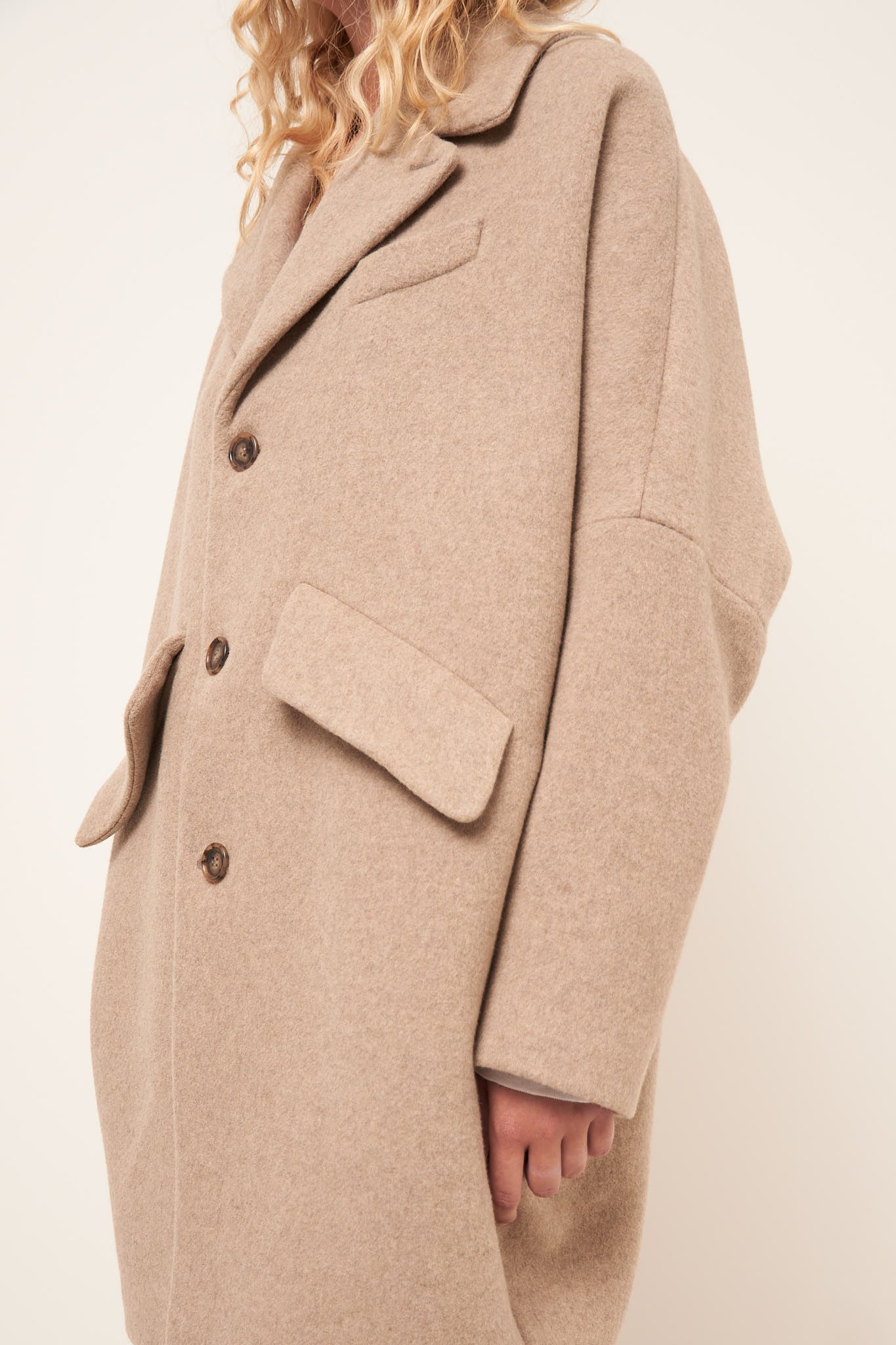 Wool Coat Beige