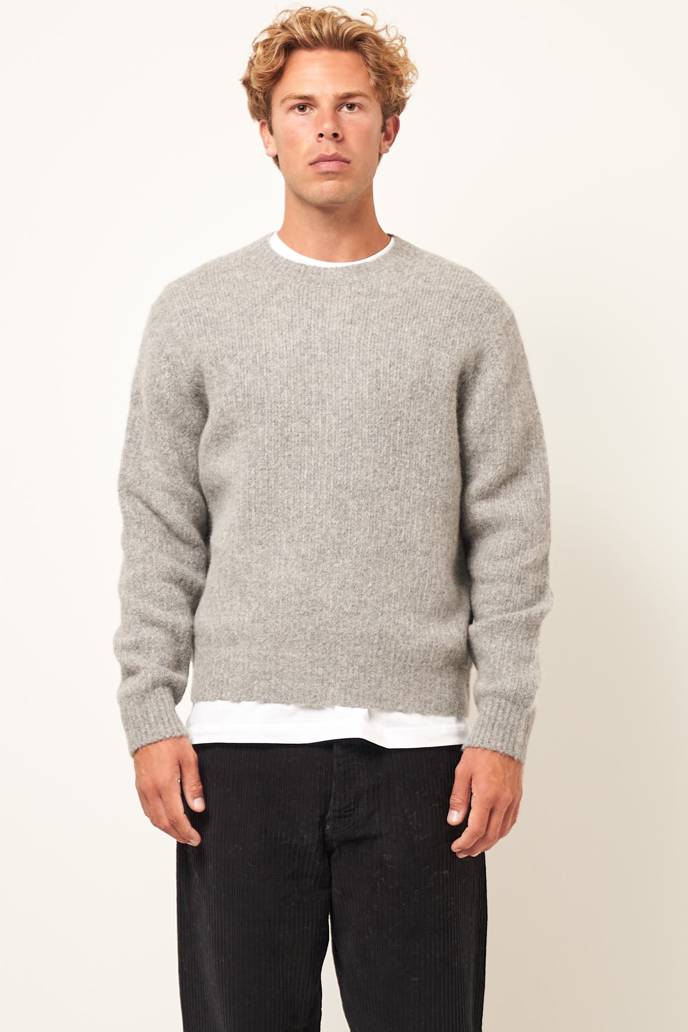 Yak Sweater Gray Melange